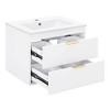 Bathroom Vanity With Drawer Waterproof MDF Board Wall Mount Floating Storage Cabinet - 4 of 4