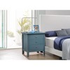 NicBex Nightstand with 3 Drawers Modern Wood Bedside Table with Handles for Bedroom,Sturdy and Durable - 2 of 4
