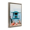 Stupell Industries Beach Shore with Flamingoes Black Framed Floater Canvas Wall Art - 3 of 4