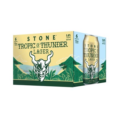 Stone Tropic of Thunder Lager Beer - 6pk/12 fl oz Cans