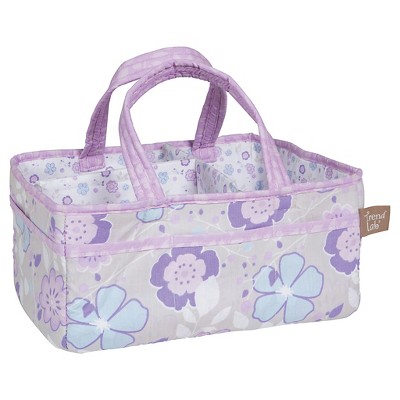 Trend Lab Diaper Caddy - Grace - Lavender Floral