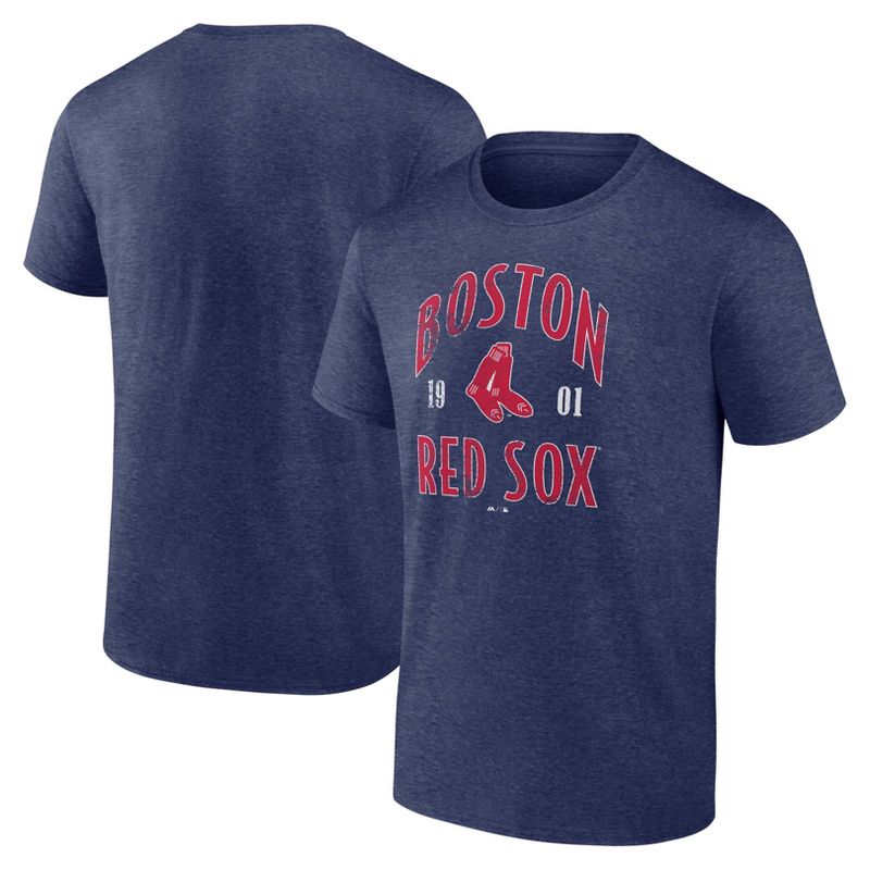 MLB Boston Red Sox Men's Bi-Blend T-Shirt, 1 of 4