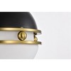 Nuvo Lighting Everton 1 - Light Pendant in  Matte Black - 3 of 4