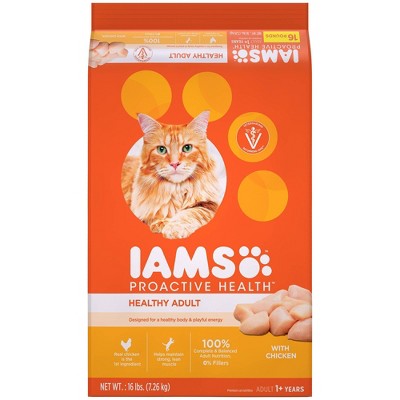 Iams Proactive Health with Chicken Adult Premium Dry Cat Food - 16lbs