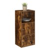 Extra Storage 2 Door Cabinet with Shelf Barnwood - Breighton Home: Magnetic Latches, Office & Bathroom Organizer - 3 of 4