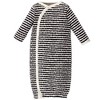Touched by Nature Baby Girl Organic Cotton Side-Closure Snap Long-Sleeve Gowns 3pk, Heart - 3 of 4