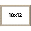 PosterPalooza | 18x12 Thin Barnwood Picture Frame, UV Acrylic, 2 Finishes - Grey and Black - 2 of 4