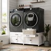 FUFU&GAGA White Washer Base Cabinet - Functional and Stylish Laundry Room Essential - 4 of 4