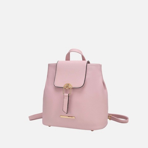 MKF Collection Convertible Backpack with Adjustable Straps, Ingrid | MKF Collection by Mia K - Pink