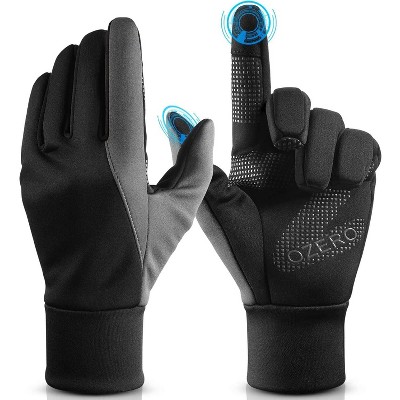 Winter Touchscreen Gloves for Men: Warm Running Gloves Windproof Water Resistant - Lightweight Thermal Glove for Hiking Cycling Driving