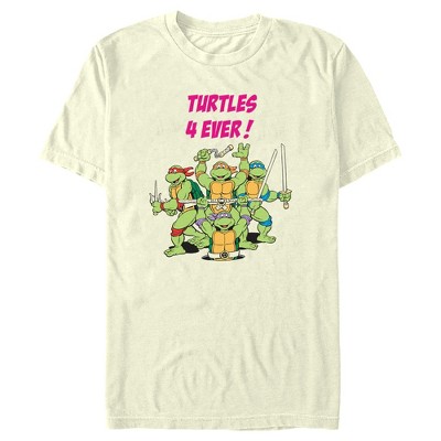 Men's Teenage Mutant Ninja Turtles Power Dad Turtle Brothers T-Shirt -  Beige - X Large