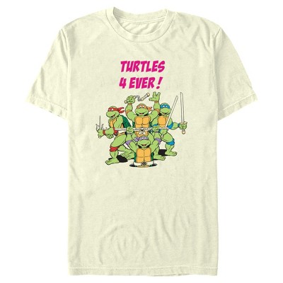 Men's Teenage Mutant Ninja Turtles Power Dad Turtle Brothers T-Shirt -  Beige - 2X Large