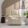 Lyngins Modern Massage Recliner with Adjustable Footrest & Heating Function,Accent Lounge Chair for Bedroom,Living Room - 2 of 4