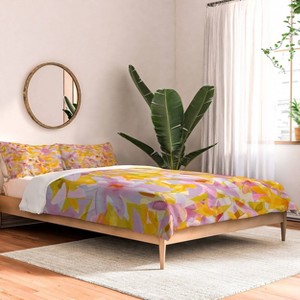 Deny Designs Alisa Galitsyna Watercolor Blooms Comforter and Sham Set - 1 of 4
