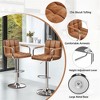 Yaheetech 2pcs Swivel Adjustable Bar Stools with Large Steel Pedestal Base for Bar Counter - 4 of 4