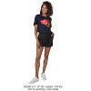 Scooby Doo! Valentine's Day Ruv is in the Air Women's Loose T Shirt, Navy - 3 of 4