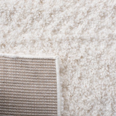 Luxurious Gray Shag Rectangular Rug 5' x 7' - Easy Care, Reversible