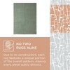 TOWN & COUNTRY EVERYDAY Rae Abstract Organic Soft Felt Everwash®, Machine Washable Area Rug with Non-Slip Backing, Abstract Rug, Sage Green, 6'6"x9'2" - 3 of 4