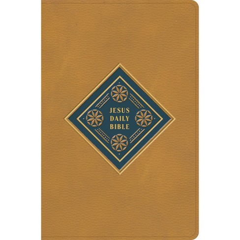 Csb Jesus Daily Bible, Camel Leathertouch - By Dwayne Milioni & Csb ...