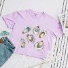 Simply Sage Market Oysters Watercolor Boxy Crop Top - 3 of 4
