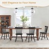 Arceso Dining Chairs Set of 4, Wooden Chairs with Cushion, Farmhouse Windsor Kitchen Room Chairs - 2 of 4
