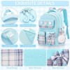 FATMOON School Backpacks for Girls - 18" Large Capacity Cute Backpack for Kids Teens,with Multiple Pockets,for Back to School and Travel - 4 of 4
