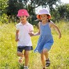 Addie & Tate Kids Reversible Bucket Hat for Girls & Boys, Packable Beach Sun Bucket Hat for Toddlers to Teens Ages 3-14 Years - 3 of 3