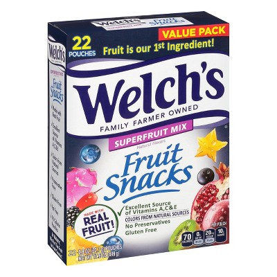 Welch's Super Fruit Snacks - 22ct