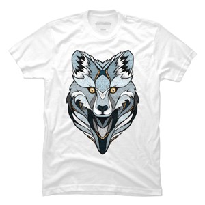 Men's Design By Humans Little Polar Fox By Studiokauz T-Shirt - 1 of 4