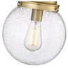 Calhoun 1-Light Flush Mount - Mid-Century Modern & Schoolhouse Design, Dimmable, Damp Rated - 2 of 4