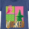 Girls' - Wicked - Glinda and Elphaba Logo Fitted Short Sleeve Graphic T-Shirt - 2 of 4