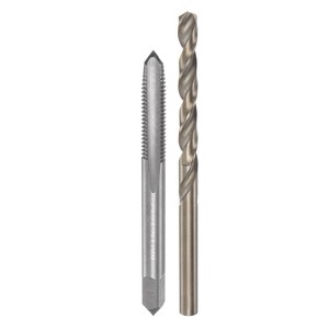 Unique Bargains Cobalt High Speed Steel Straight Flute Twist Drill Bit Tap and Bit Set - 1 of 3
