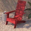 Flash Furniture Sawyer Modern All-Weather Poly Resin Wood Adirondack Chair - 4 of 4