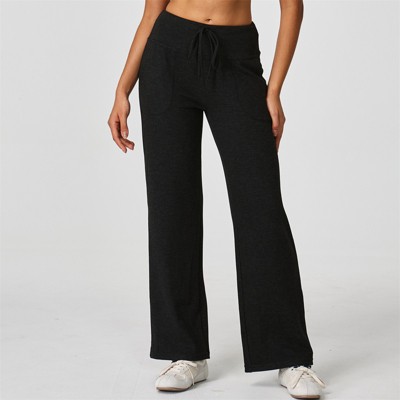 Clotth Women's Casual Pants - Drawstring Waist with Pockets, Relaxed Fit Sweatpants, Loose Sporty Outdoor Pants