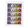 Craftoutlet.Com 1.25 In Gingerbread Ball Ornaments Set Mini Ball Ornaments Tree Ornament Sets - 3 of 3