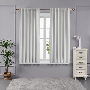 Deconovo 52" Back Tab Thermal Blackout Curtains (2 Panels) - 1 of 4