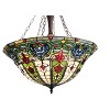 Chloe Lighting Tiffany-Style 3 Light Victorian Inverted Hanging Pendant Fixture 22" Shade - 2 of 3