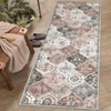 Washable Rug for Living Room  Trellis Rug Non Slip Throw Rugs Vintage Bedroom Rugs Low Pile Non Shedding - 2 of 4