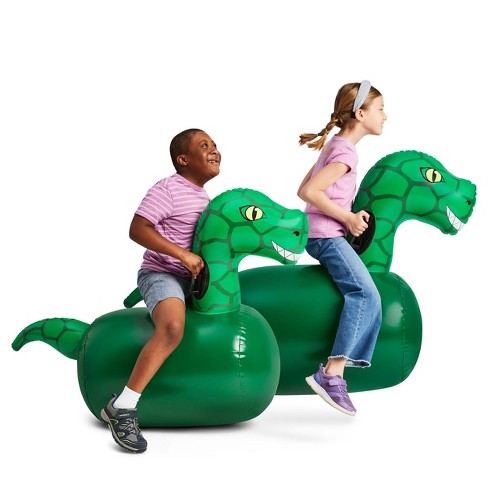 JOYIN Bouncy Unicorn Horse, Kids Ride On Bouncer, Toddler Girl Bouncing  Animal Hopper, Inflatable Hopping Toy for Birthday Gift, 18 Months 2 3 4 5