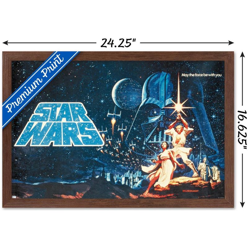 Trends International Star Wars: A New Hope - Horizontal Banner Framed Wall Poster Prints, 3 of 7