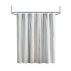 PAGED 72x72 Inch Shower Curtain Modern Shower Curtain with Ombre Design for Bathroom, Machine Washable - 2 of 4
