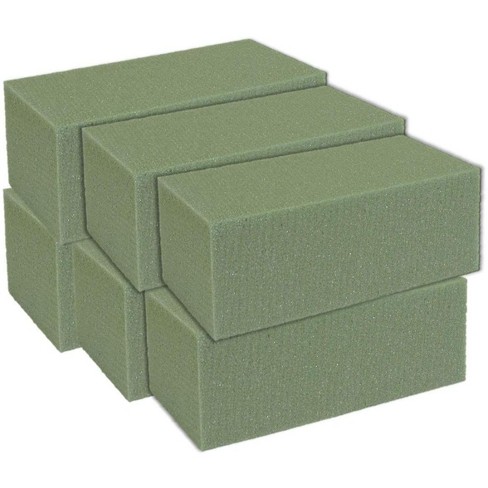 Kedudes Premium Dry Floral Foam Blocks for Flower Arrangements Supplies- 6pk, Green - image 1 of 4