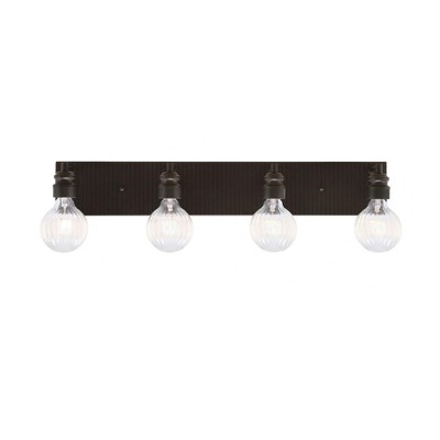 Toltec Lighting Edge 4 - Light Vanity in  Espresso