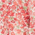 sweet coral blooming ditsy