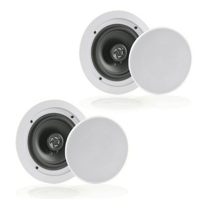 Pyle Audio 6.5" 2 Way 200W Bluetooth Ceiling Wall Speakers, Pair | PDICBT652RD