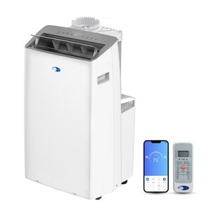 Whynter ARC-1030WN 12,000 BTU Dual Hose Portable AC with Wi-Fi, Dehumidifier & Fan, Cools up to 500 sq ft – White - 1 of 1