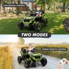 24V 2-Seater Kids Ride-On UTV Truck with Remote Control, 4WD Electric Truck Toy Car with Music, LED Lights,Battery Powered Toy for Boys & Girls - 3 of 4