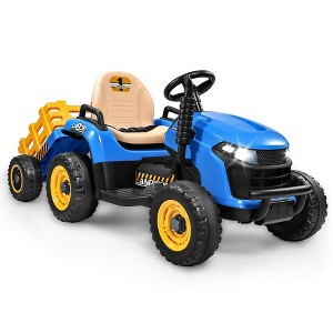 ANPABO 24V Tractor With Remote/Bluetooth, Titleable Trailer Included - 1 of 4