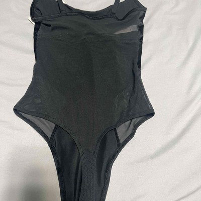 Women's 4-Way Stretch Short Sleeve Bodysuit - Auden™ Black XL