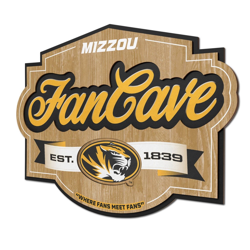 Photos - Coffee Table NCAA Missouri Tigers Fan Cave Sign